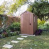 Gartenhaus Holzoptik aus PVC-Harz 125x184x205cm Darwin 4x6 Keter 