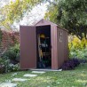 Gartenhaus Holzoptik aus PVC-Harz 125x184x205cm Darwin 4x6 Keter 