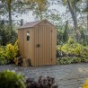 Gartenhaus Holzoptik aus PVC-Harz 125x184x205cm Darwin 4x6 Keter 