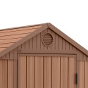 Gartenhaus Holzoptik aus PVC-Harz 125x184x205cm Darwin 4x6 Keter Auswahl