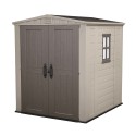 Gartenhaus aus Harz mit Regalen 178x195,5x208cm Factor 6x6 Keter K209872 Verkauf