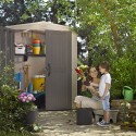 Gartenhaus aus Harz mit Regalen 178x195,5x208cm Factor 6x6 Keter K209872 Modell