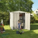 Gartenhaus aus Harz mit Regalen 178x195,5x208cm Factor 6x6 Keter K209872 Eigenschaften