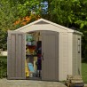 Gartenhaus mit Regalen 256,5x182x243cm Factor 8x6 Keter K209871 Rabatte