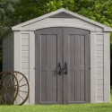 Gartenhaus aus Kunststoff mit Regalen 256,4x331,5x243cm Factor 8x11 Keter K209876 Aktion