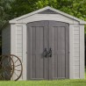 Gartenhaus aus Kunststoff mit Regalen 256,4x331,5x243cm Factor 8x11 Keter K209876 Aktion