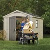 Gartenhaus aus Kunststoff mit Regalen 256,4x331,5x243cm Factor 8x11 Keter K209876 Katalog
