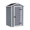 Gartenhaus aus PVC-Resin mit Boden 129x103x196cm Manor 4x3 Keter Rabatte