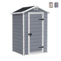Gartenhaus aus PVC-Resin mit Boden 129x103x196cm Manor 4x3 Keter Aktion