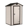 Gartenhaus aus PVC-Resin mit Boden 129x103x196cm Manor 4x3 Keter Katalog