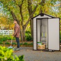 Gartenhaus aus PVC-Resin mit Boden 129x103x196cm Manor 4x3 Keter 