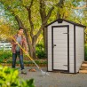 Gartenhaus aus PVC-Resin mit Boden 129x103x196cm Manor 4x3 Keter 