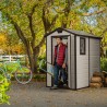 Gartenhaus Schuppen aus PVC-Resin 130x192x198cm Manor 4x6 Keter Preis