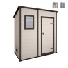 Gartenhaus Geräteschuppen aus PVC 183,5x111x200,5cm Manor Pent 6x4 Keter Aktion
