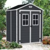 Keter Gartenhaus aus PVC-Resin mit Fenstern 185x152x226cm Manor 6x5 Auswahl