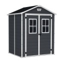 Keter Gartenhaus aus PVC-Resin mit Fenstern 185x152x226cm Manor 6x5 Katalog