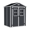 Keter Gartenhaus aus PVC-Resin mit Fenstern 185x152x226cm Manor 6x5 Katalog