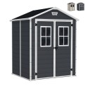 Keter Gartenhaus aus PVC-Resin mit Fenstern 185x152x226cm Manor 6x5 Aktion