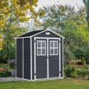 Keter Gartenhaus aus PVC-Resin mit Fenstern 185x152x226cm Manor 6x5 Sales