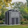 Keter Gartenhaus aus PVC-Resin mit Fenstern 185x152x226cm Manor 6x5 Sales