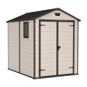 Großes Gartenhaus aus PVC-Harz 185,8x236,8x227cm Manor 6x8 Keter Modell