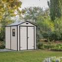 Großes Gartenhaus aus PVC-Harz 185,8x236,8x227cm Manor 6x8 Keter Preis