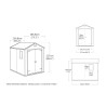 Großes Gartenhaus aus PVC-Harz 185,8x236,8x227cm Manor 6x8 Keter Kauf