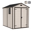 Großes Gartenhaus aus PVC-Harz 185,8x236,8x227cm Manor 6x8 Keter Aktion