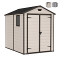 Großes Gartenhaus aus PVC-Harz 185,8x236,8x227cm Manor 6x8 Keter Aktion