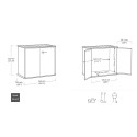 Keter Patio Store K232781 Gartenschrank aus Harz für Werkzeugaufbewahrung im Außenbereich Lagerbestand