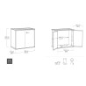 Keter Patio Store K232781 Gartenschrank aus Harz für Werkzeugaufbewahrung im Außenbereich Lagerbestand