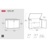 Keter K255064 Große Garten-Aufbewahrungsbox für den Außenbereich - Werkzeugtruhe Preis