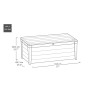 Multifunktionale Aufbewahrungsbox für den Außenbereich aus Harz für Gartenwerkzeuge Brightwood Keter Kosten