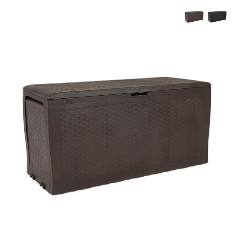 Gartenbox aus Rattan mit Rollen, Samoa Keter Aktion