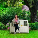 Keter Gartenbank mit Stauraum und Außenbox Patio Lagerbestand