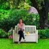 Keter Gartenbank mit Stauraum und Außenbox Patio Lagerbestand