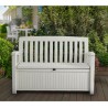 Keter Gartenbank mit Stauraum und Außenbox Patio Modell