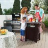 BBQ-Aufbewahrungswagen mit Edelstahlplatte Unity Keter K253041 Rabatte