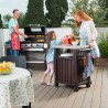 BBQ-Aufbewahrungswagen mit Edelstahlplatte Unity Keter K253041 Lagerbestand