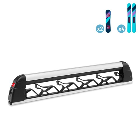 Universal Dachträger für Ski und Snowboard Aluski & Board 4 Aktion