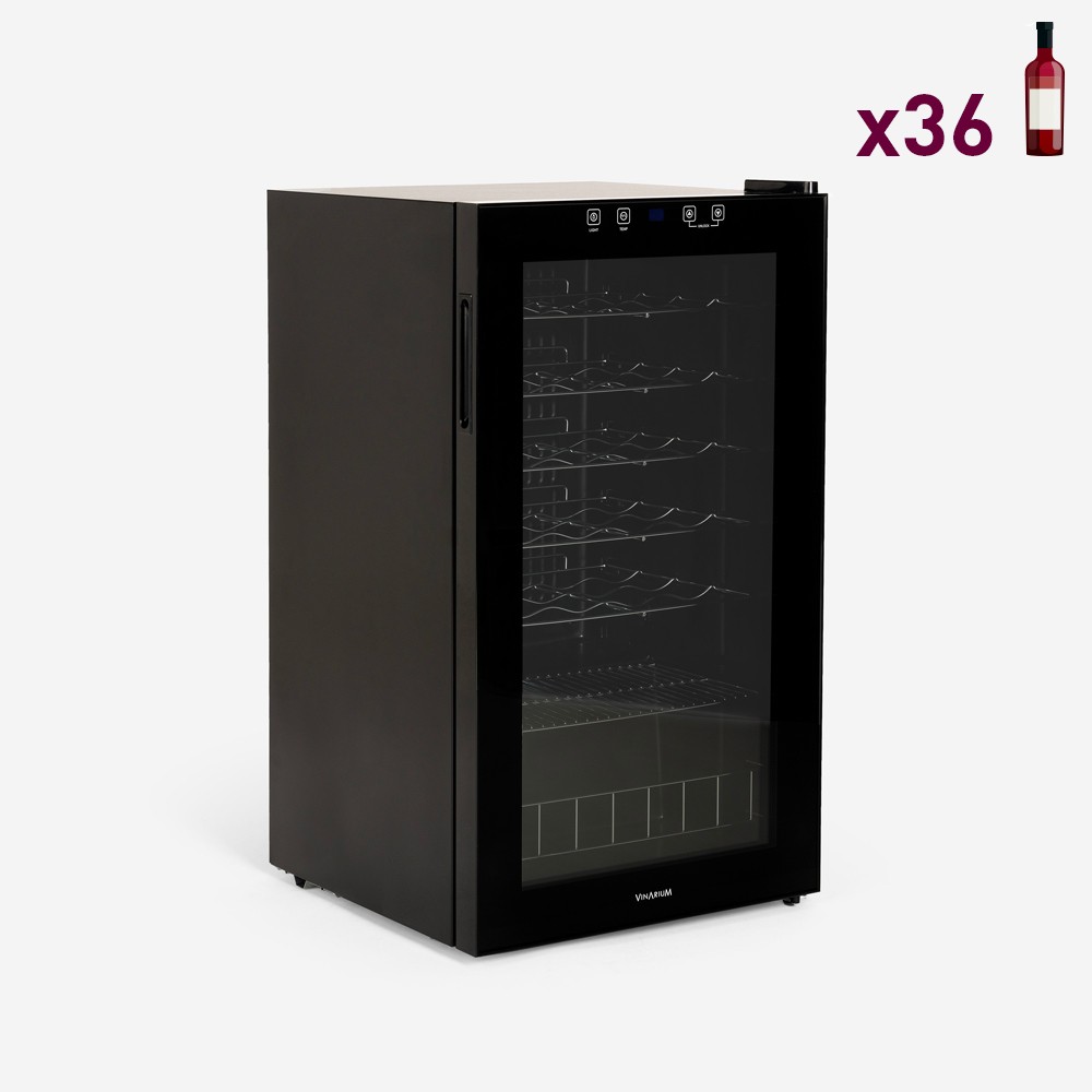 Professioneller 36-Flaschen-LED-Weinkühler mit einer Zone Bacchus XXXVI