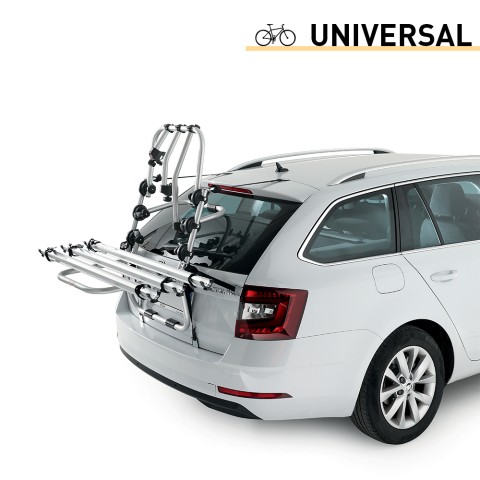Universeller Heckklappen-Fahrradträger, 3 Fahrräder, Bici Ok 3 Aktion