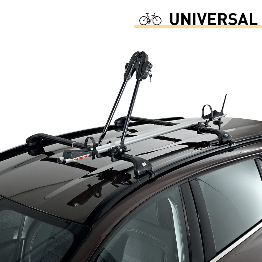 Universeller Fahrradträger fürs Autodach mit Diebstahlsicherung Bici 3000 Alu New Aktion Universeller Fahrradträger fürs Autodach mit Diebstahlsicherung Bici 3000 Alu New Aktion