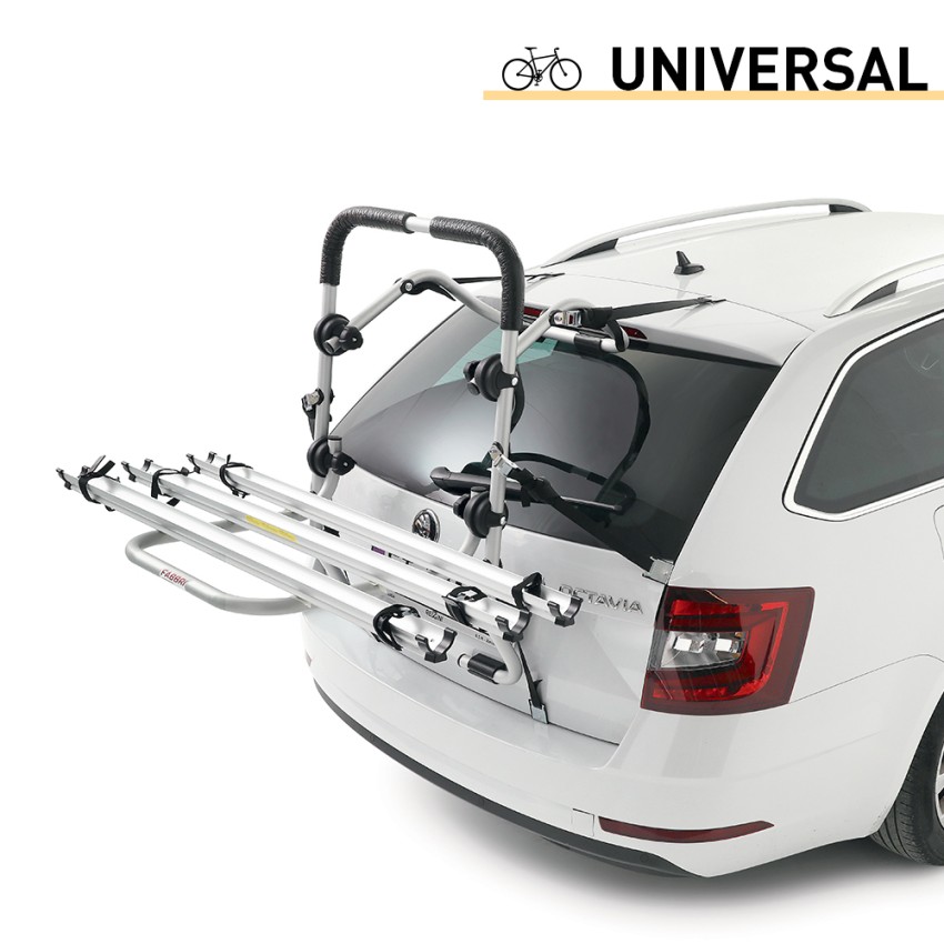 Universeller Heckklappen-Fahrradträger für 3 Fahrräder Modular Aktion