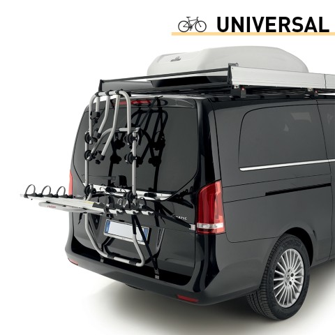Universal Fahrradträger Heckklappe für 3 Fahrräder Bici Ok Mtb Van Aktion