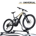 Universeller Fahrradträger aus Stahl mit Diebstahlsicherung für Autodachträger Pesio Aktion