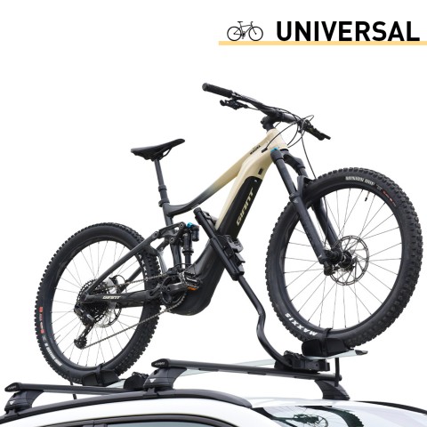 Universal-Fahrradträger aus Stahl mit Diebstahlsicherung Pesio Autodachträger Aktion