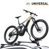 Universeller Fahrradträger aus Stahl mit Diebstahlsicherung für Autodachträger Pesio Aktion