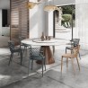 Moderne Stapelstuhl Arko für Esszimmer, Küche, Außenbereich, Restaurant, Garten Rabatte