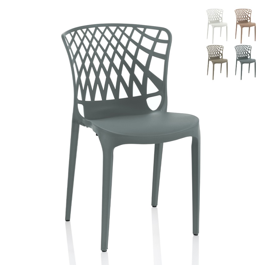 Moderne Stapelstuhl Arko für Esszimmer, Küche, Außenbereich, Restaurant, Garten Aktion